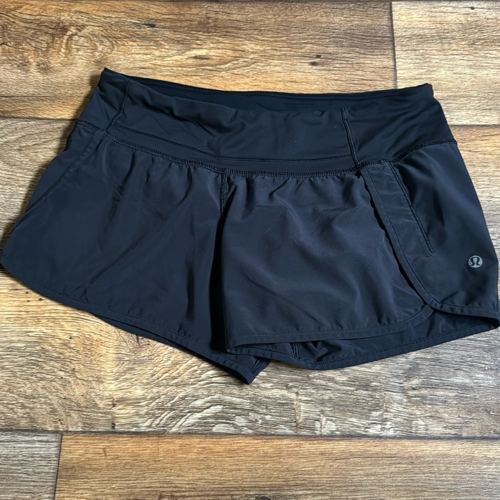 Black lululemon shorts